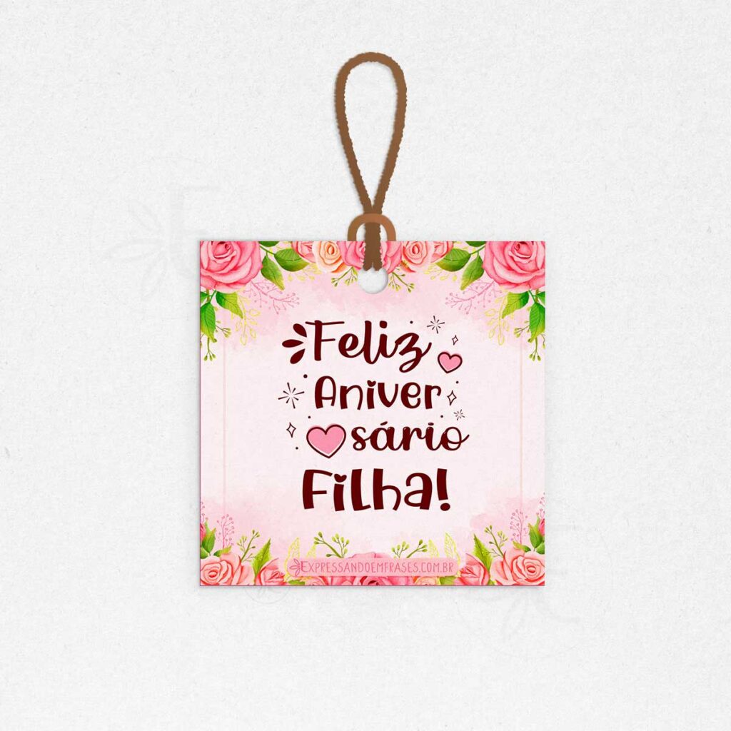 Tags: Feliz Aniversário filha - expressandoemfrases.com.br